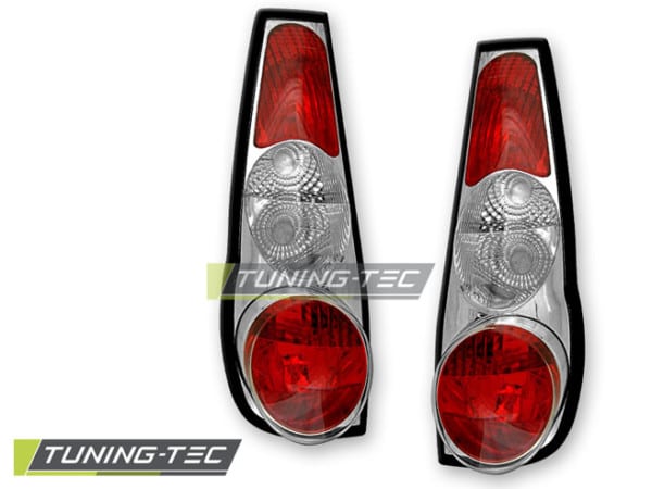 Zadné svetlá FIAT PUNTO 1 11.93-09.99 chrómové