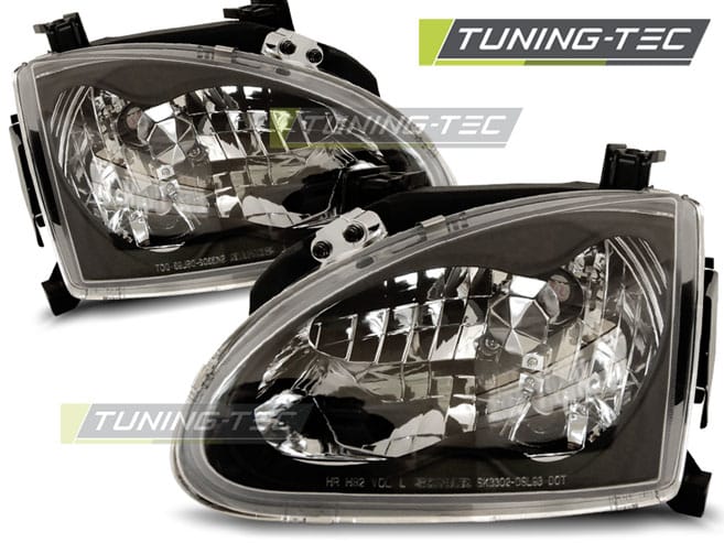 Predné svetlá HONDA CRX DEL SOL 03.92-97 BLACK