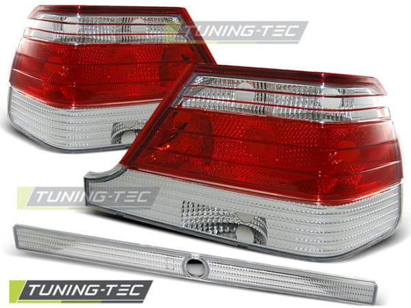 Zadné svetlá RED WHITE fits MERCEDES W140 95-10.98