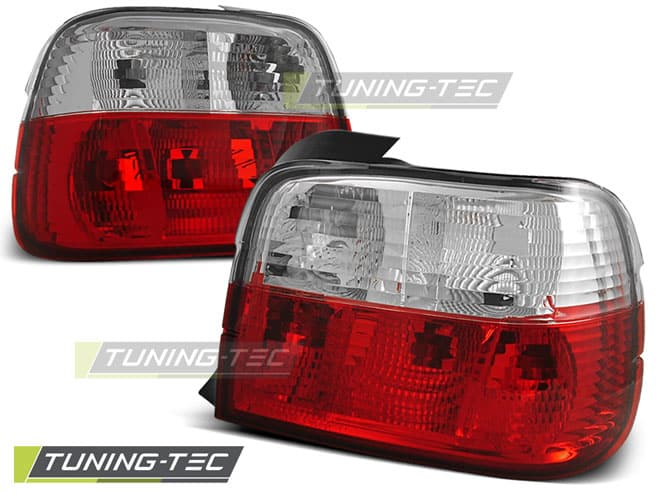 Zadné svetlá RED WHITE fits BMW E36 12.90-08.99 COMPACT