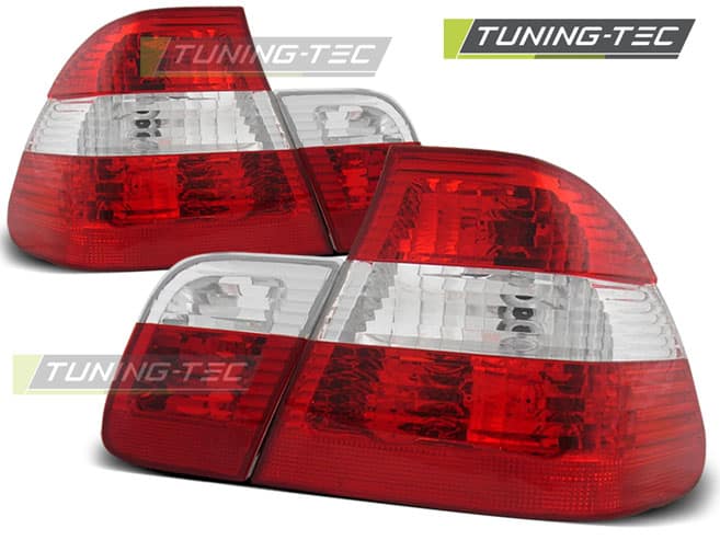Zadné svetlá RED WHITE fits BMW E46 05.98-08.01 SEDAN