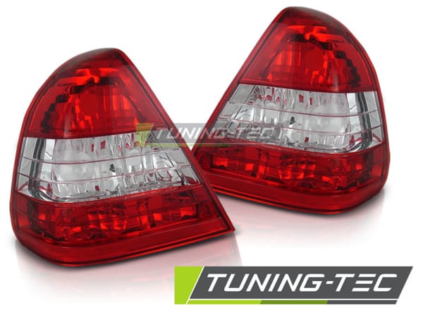 Zadné svetlá RED WHITE fits MERCEDES W202 C-KLASA 06.93-06.00