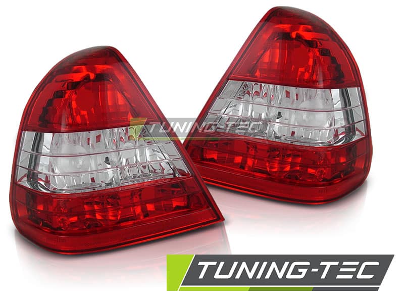 Zadné svetlá RED WHITE fits MERCEDES W202 C-KLASA 06.93-06.00