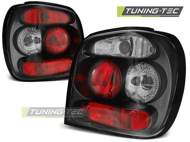 Zadné svetlá BLACK fits VW POLO 6N2 10.99-10.01