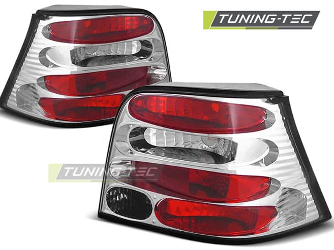 Zadné svetlá CHROME fits VW GOLF 4 09.97-09.03