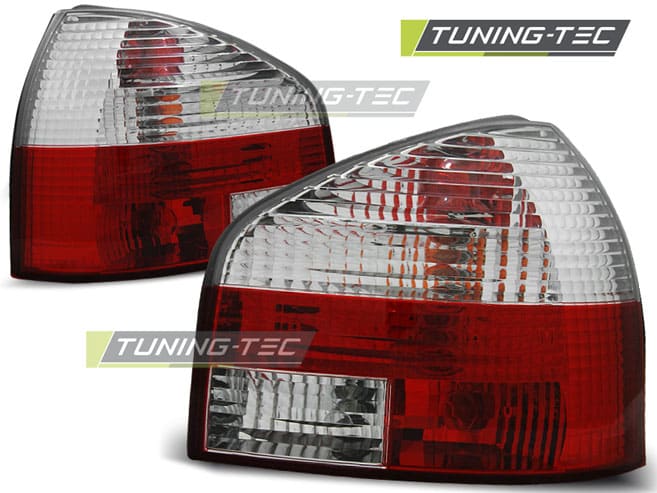 Zadné svetlá RED WHITE fits AUDI A3 8L 08.96-08.00
