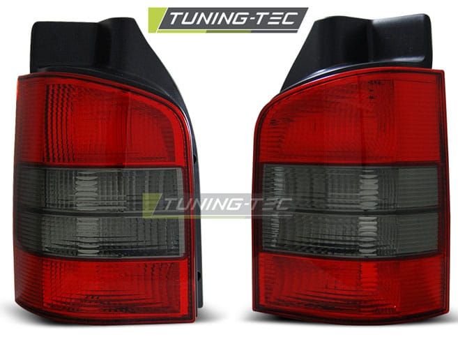 Zadné svetlá RED SMOKE fits VW T5 04.03-09