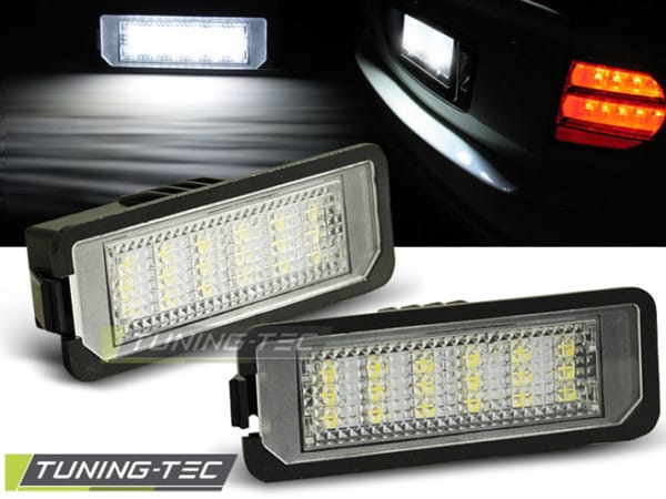 LED  osvetlenie ŠPZ   vhodné pre VW GOLF IV GOLF V PASSAT B6 PASSAT EOS PHATEON NEW BEETLE 06-  LUPO 99-06 POLO 9N3