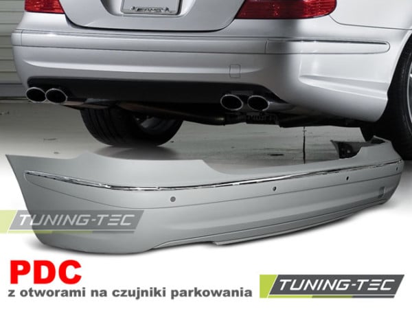 Zadný nárazník PDC vhodný pre MERCEDES W211 02-06 SEDAN