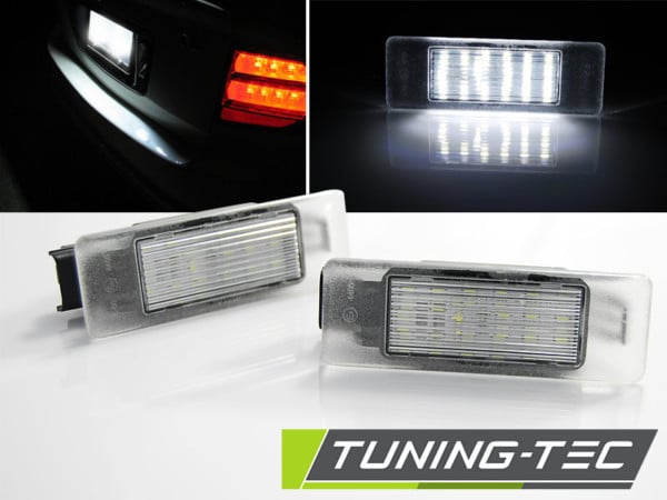 LED  osvetlenie ŠPZ PEUGEOT 106 307 308 406 407 CITROEN C3 C4 C5