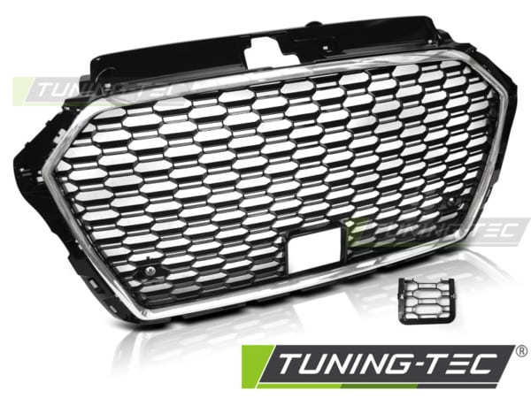 Maska  Čierny Chróm fit AUDI A3 (8V) 17-