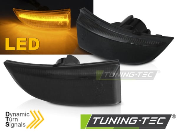 Smerovky do spätných zrkadiel SMOKE LED SEQ vhodné pre RENAULT SCENIC III / MEGANE III