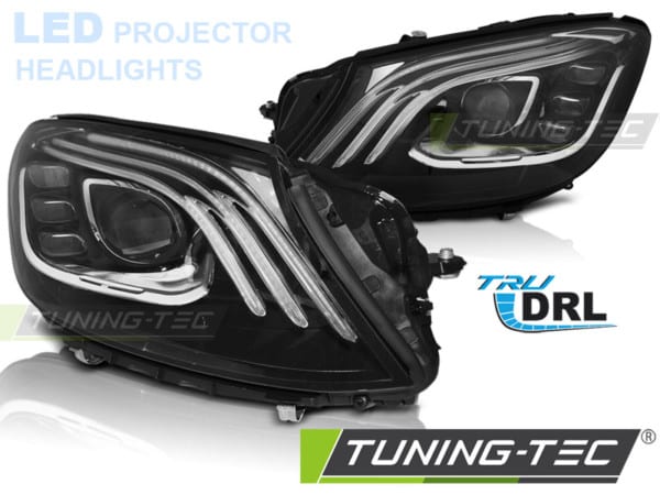 Predné svetlá LED BLACK vhodné pre MERCEDES W222 13-17