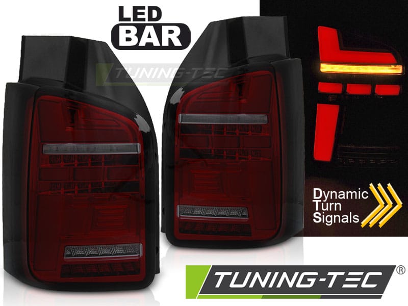 LED BAR Zadné svetlá RED SMOKE SEQ pre VW T6.1 20- OEM BULB