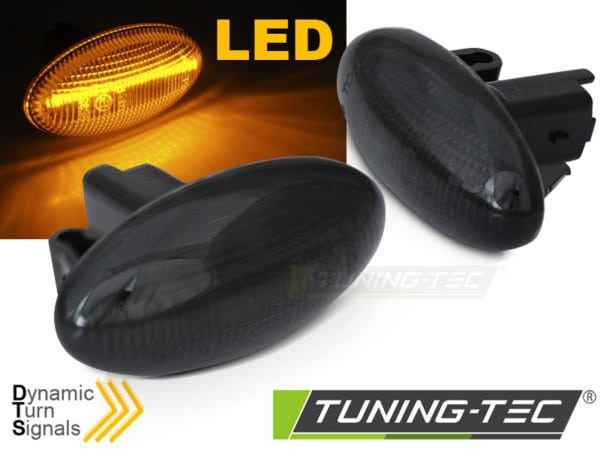 Smerovky SMOKE LED SEQ vhodné pre PEUGEOT 107 206 307 CITROEN C1 C2 C3 C4