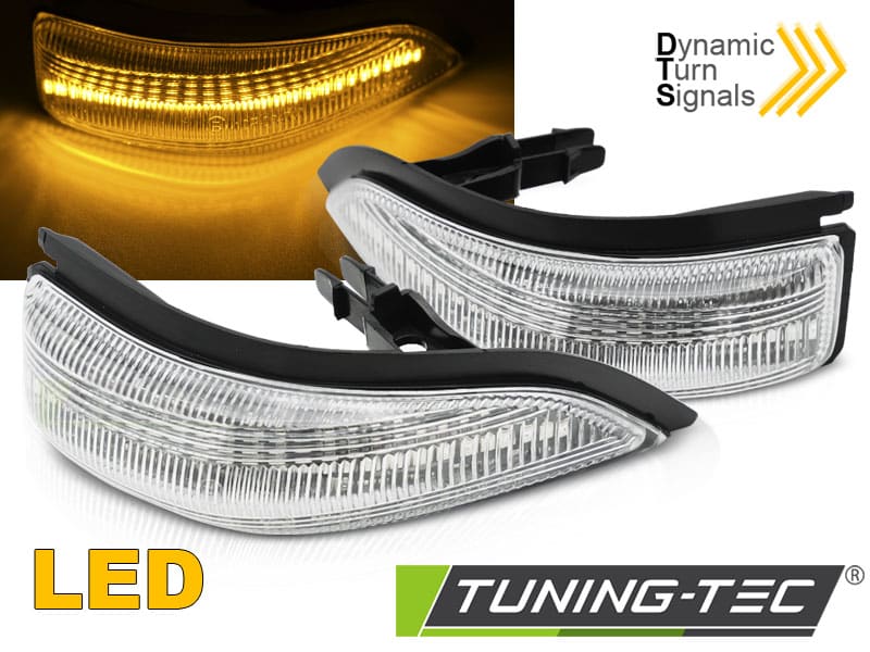 Smerovky do spätných zrkadiel WHITE LED vhodné pre TOYOTA YARIS III 11-19