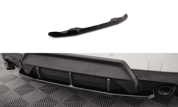 MAXTON DESIGN - Spoiler pod zadný nárazník vhodné pre BMW 2 COUPE G42, Čierny lesk