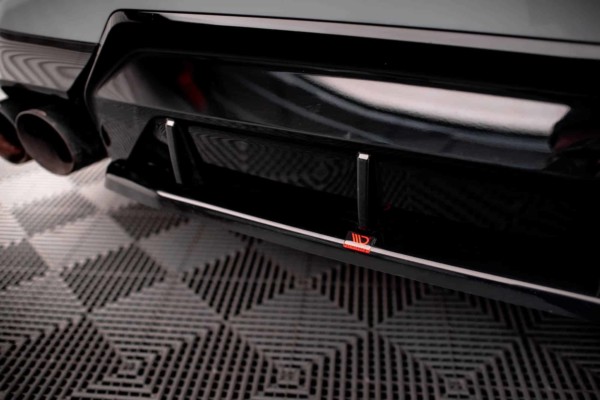 MAXTON DESIGN - Spoiler pod zadný nárazník vhodné pre BMW 2 COUPE COUPE M240I G42, Čierny lesk – Obrázok 3