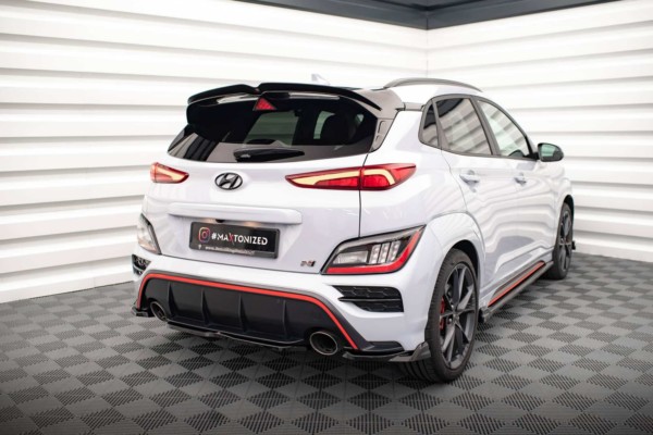 MAXTON DESIGN - Spoiler pod zadný nárazník HYUNDAI KONA N MK1, Čierny lesk – Obrázok 2