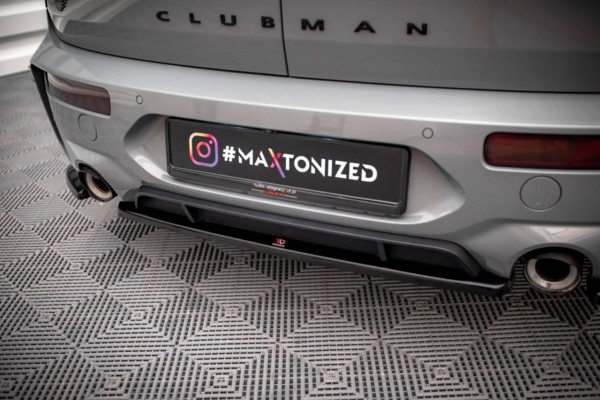 MAXTON DESIGN - Spoiler pod zadný nárazník MINI COOPER CLUBMAN JOHN COOPER WORKS F54, Čierny lesk – Obrázok 4