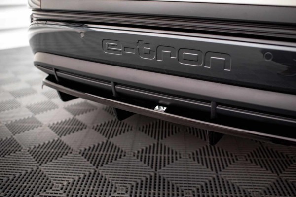 MAXTON DESIGN - Spoiler pod zadný nárazník AUDI Q4 E-TRON SPORTBACK MK1, Čierny lesk – Obrázok 4