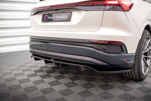 MAXTON DESIGN - Spoiler pod zadný nárazník AUDI Q4 E-TRON SPORTBACK MK1, Čierny lesk – Obrázok 5