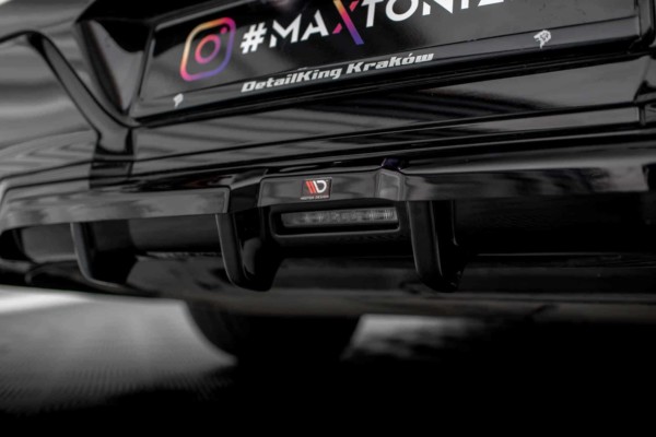 MAXTON DESIGN - Spoiler pod zadný nárazník vhodné pre BMW 7 M-PACK G70, Čierny lesk – Obrázok 2