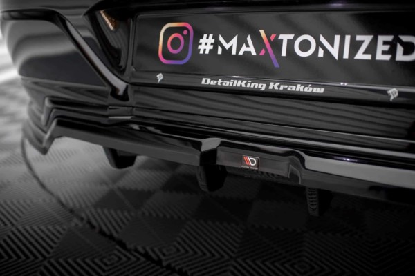 MAXTON DESIGN - Spoiler pod zadný nárazník vhodné pre BMW 7 M-PACK G70, Čierny lesk – Obrázok 9