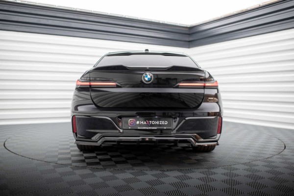 MAXTON DESIGN - Spoiler pod zadný nárazník vhodné pre BMW 7 M-PACK G70, Čierny lesk – Obrázok 12