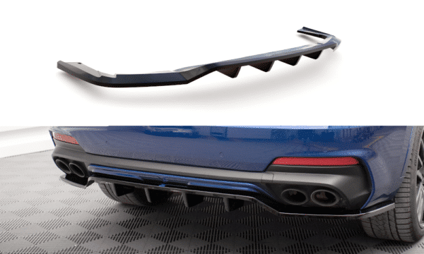 MAXTON DESIGN - Spoiler pod zadný nárazník MASERATI LEVANTE GTS MK1, Čierny lesk