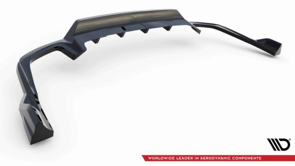 MAXTON DESIGN - Spoiler pod zadný nárazník VOLVO XC60 R-DESIGN MK2 FACELIFT, Čierny lesk – Obrázok 7