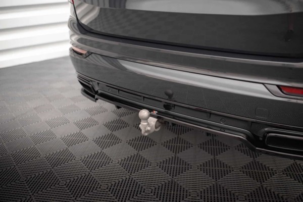 MAXTON DESIGN -Spoiler pod zadný nárazník VOLVO XC90 R-DESIGN MK2 FACELIFT, Čierny lesk – Obrázok 7