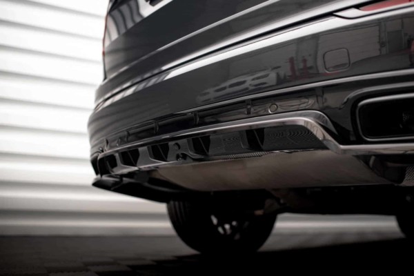 MAXTON DESIGN -Spoiler pod zadný nárazník VOLVO XC90 R-DESIGN MK2 FACELIFT, Čierny lesk – Obrázok 5
