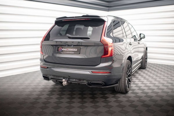 MAXTON DESIGN -Spoiler pod zadný nárazník VOLVO XC90 R-DESIGN MK2 FACELIFT, Čierny lesk – Obrázok 6