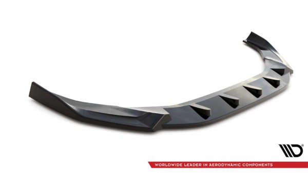 MAXTON DESIGN - Spoiler pod predný nárazník V.1 AUDI A4 S-LINE / S4 B9 FACELIFT , Čierny lesk – Obrázok 5