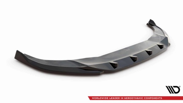 MAXTON DESIGN - Spoiler pod predný nárazník V.1 AUDI Q3 S-LINE F3, Čierny lesk – Obrázok 5