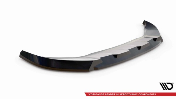 MAXTON DESIGN - Spoiler pod predný nárazník V.1 AUDI Q4 E-TRON SPORTBACK MK1, Čierny lesk – Obrázok 5