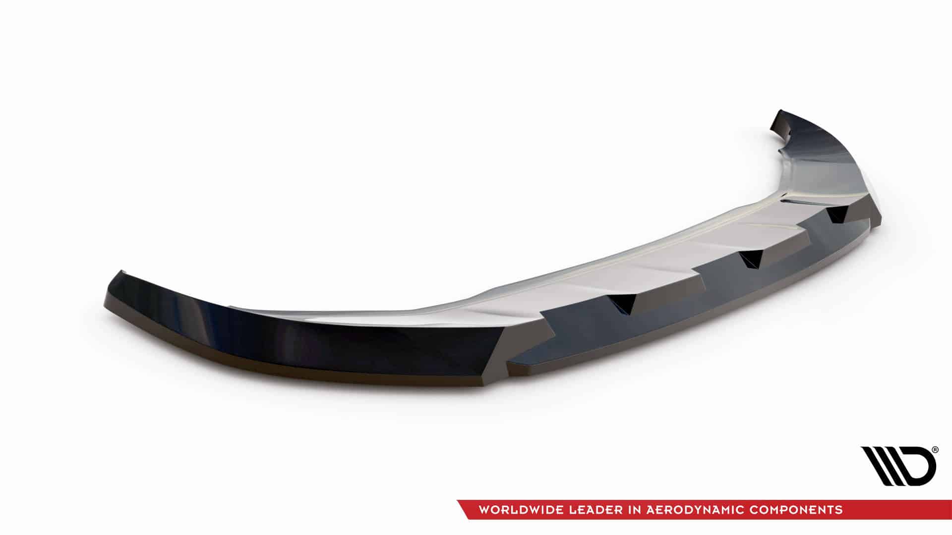 MAXTON DESIGN - Spoiler pod predný nárazník V.1 AUDI Q4 E-TRON SPORTBACK MK1, Čierny lesk – Obrázok 5