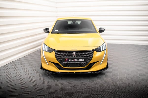 MAXTON DESIGN - Spoiler pod predný nárazník V.1 PEUGEOT 208 GT MK2, Čierny lesk – Obrázok 2
