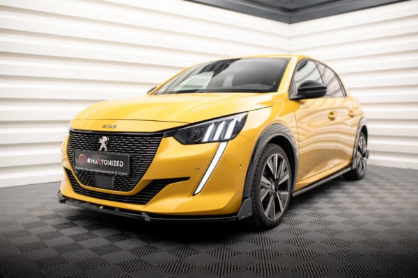 MAXTON DESIGN - Spoiler pod predný nárazník V.1 PEUGEOT 208 GT MK2, Čierny lesk – Obrázok 3
