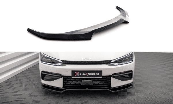 MAXTON DESIGN - Spoiler pod predný nárazník V.1 KIA EV6 GT-LINE MK1, Čierny lesk
