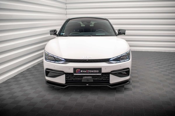MAXTON DESIGN - Spoiler pod predný nárazník V.1 KIA EV6 GT-LINE MK1, Čierny lesk – Obrázok 2
