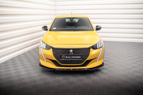 MAXTON DESIGN - Spoiler pod predný nárazník V.1 PEUGEOT 208 GT MK2, Čierny lesk – Obrázok 2