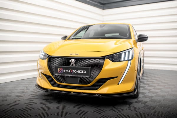 MAXTON DESIGN - Spoiler pod predný nárazník V.1 PEUGEOT 208 GT MK2, Čierny lesk – Obrázok 4