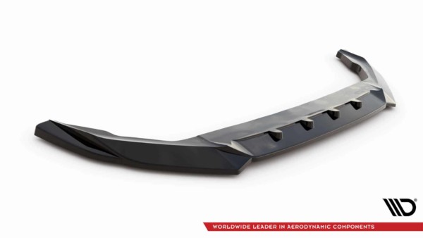 MAXTON DESIGN -Spoiler pod predný nárazník V.1 VOLVO XC90 R-DESIGN MK2 FACELIFT, Čierny lesk – Obrázok 5