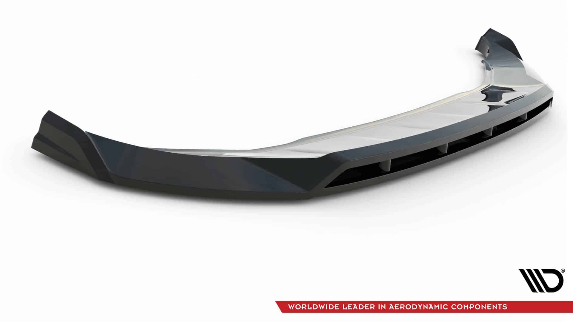 MAXTON DESIGN - Spoiler pod predný nárazník V.2 AUDI Q4 E-TRON SPORTBACK MK1, Čierny lesk – Obrázok 4