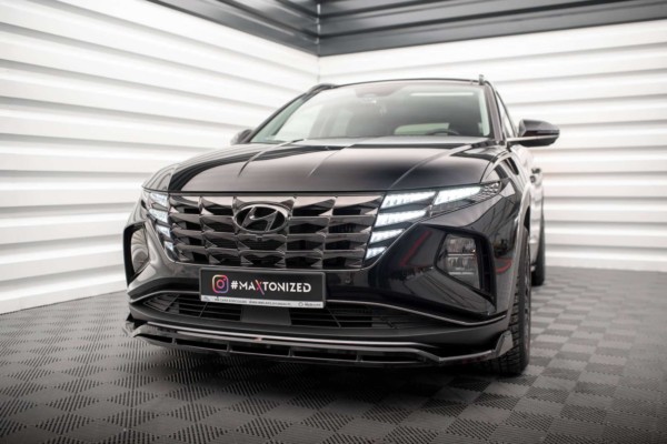 MAXTON DESIGN - Spoiler pod predný nárazník V.2 HYUNDAI TUCSON MK4, Čierny lesk – Obrázok 3