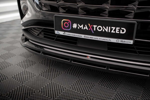 MAXTON DESIGN - Spoiler pod predný nárazník V.2 HYUNDAI TUCSON MK4, Čierny lesk – Obrázok 4