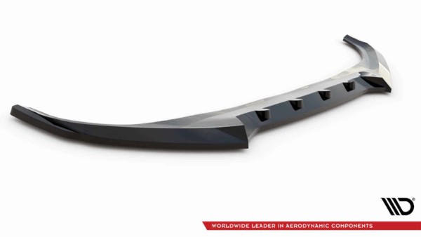 MAXTON DESIGN - Spoiler pod predný nárazník V.2 KIA EV6 GT-LINE MK1, Čierny lesk – Obrázok 5