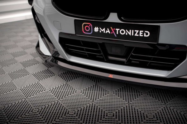 MAXTON DESIGN - Spoiler pod predný nárazník V.3 vhodné pre BMW 2 COUPE M-PACK / M240I G42, Čierny lesk – Obrázok 3
